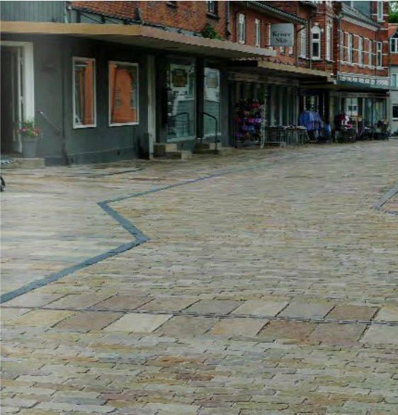 Dette ville være meget mere lantiner-look til miljøet i Nygade ...
