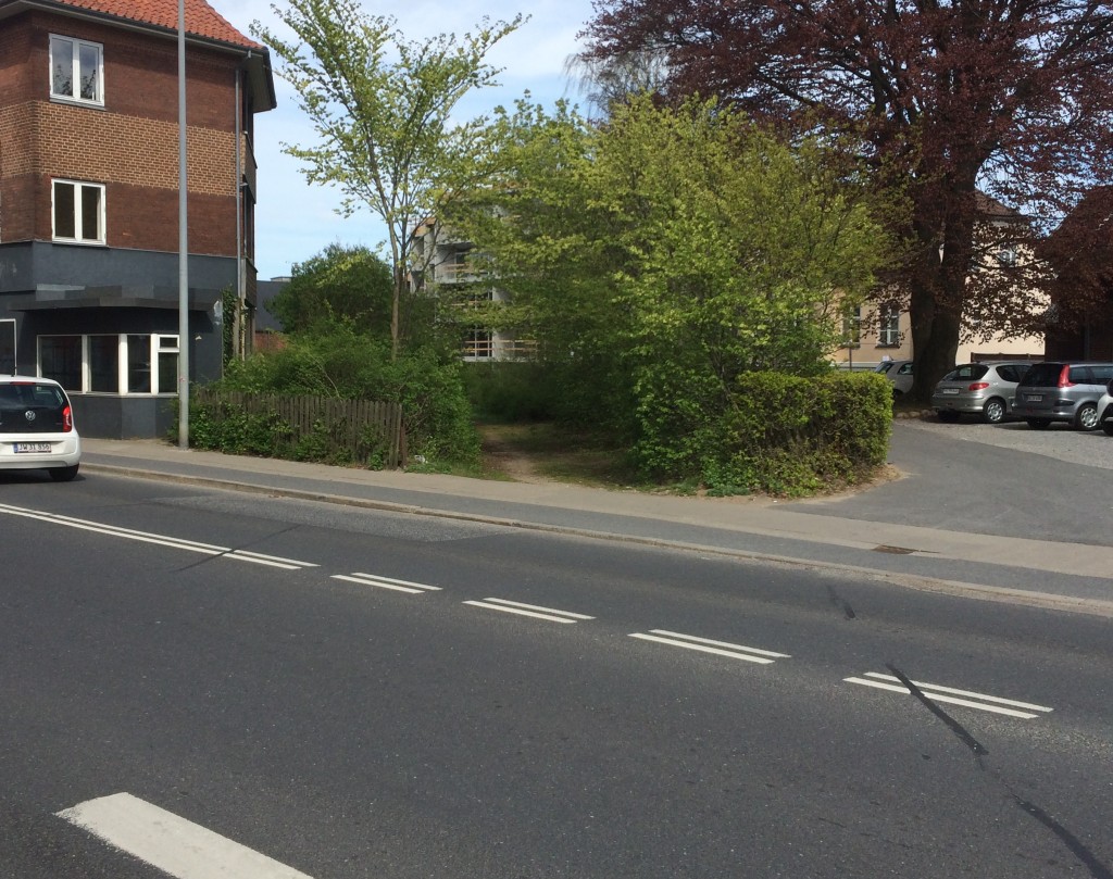 Stiens udmunding ved Politigården - lad os få den frisket lidt op og gjort indbydende og tryg
