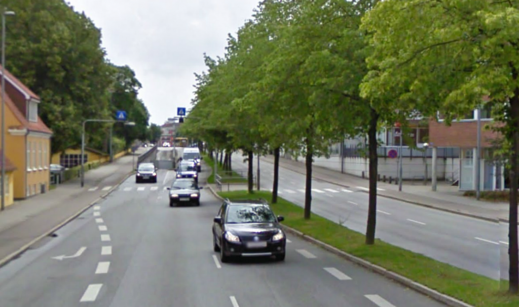 Her kan broen være - lige dér, hvor fodgængerovergangen er i dag!